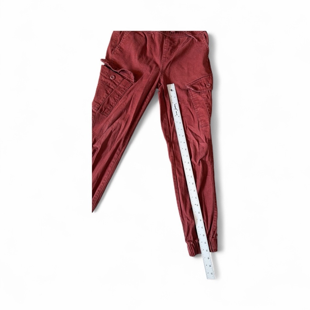 Ring of Fire Burgundy Cargo Joggers for Kids - Picture 2 of 5